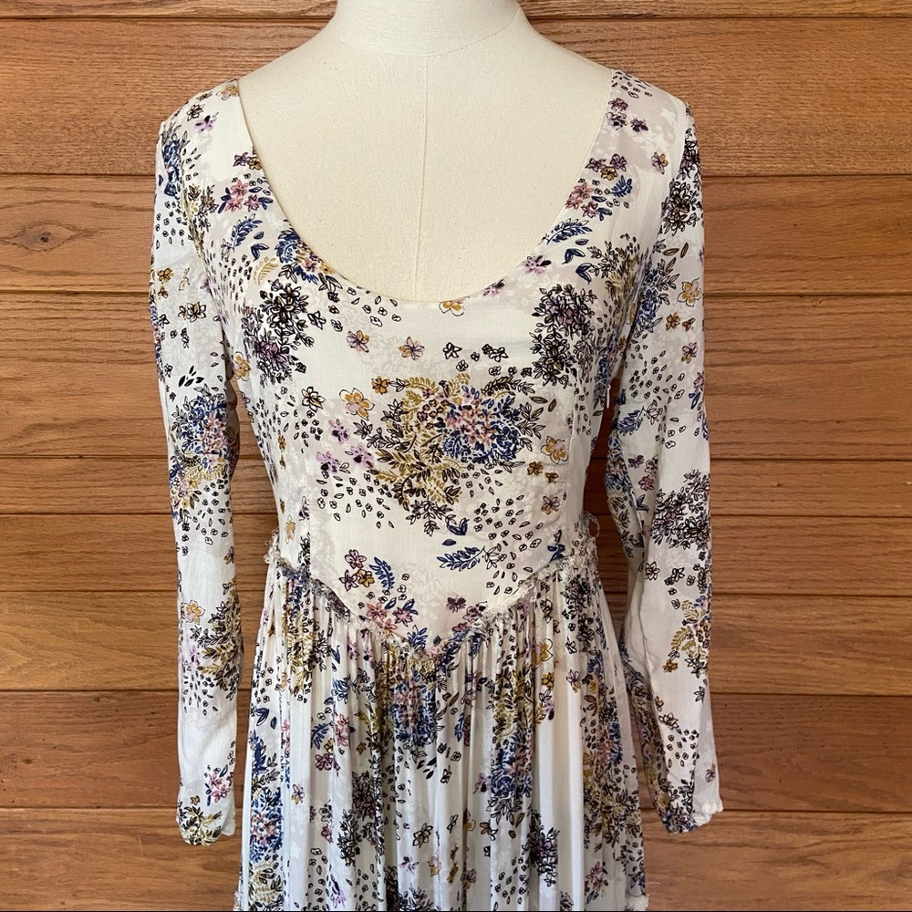 Free People Fall in Love floral tiered maxi dress - Picture 3 of 9